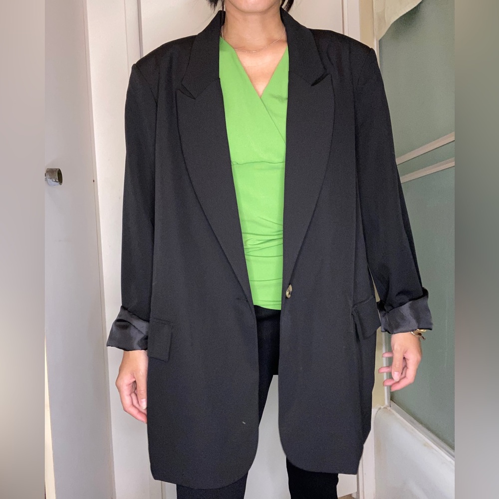 Black Blazer Jacket Oversize